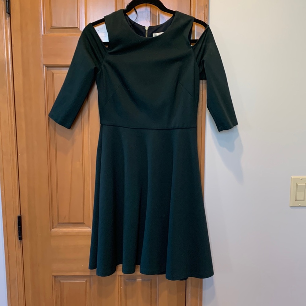Green cocktail dress